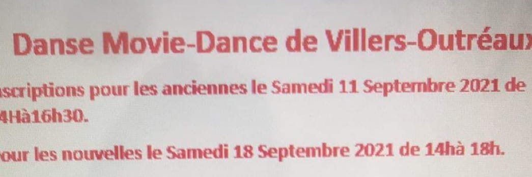 MOVIE DANCE  VILLERS OUTREAUX