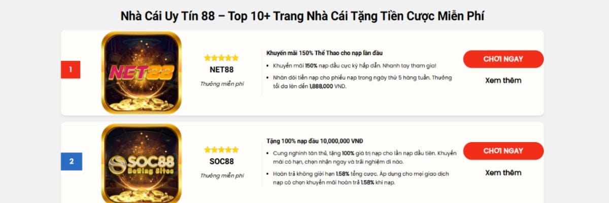 Nhà Cái Uy  Tín 88