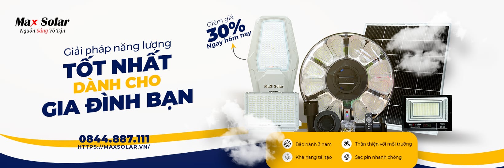 Đèn năng lượng mặt trời Maxsolar