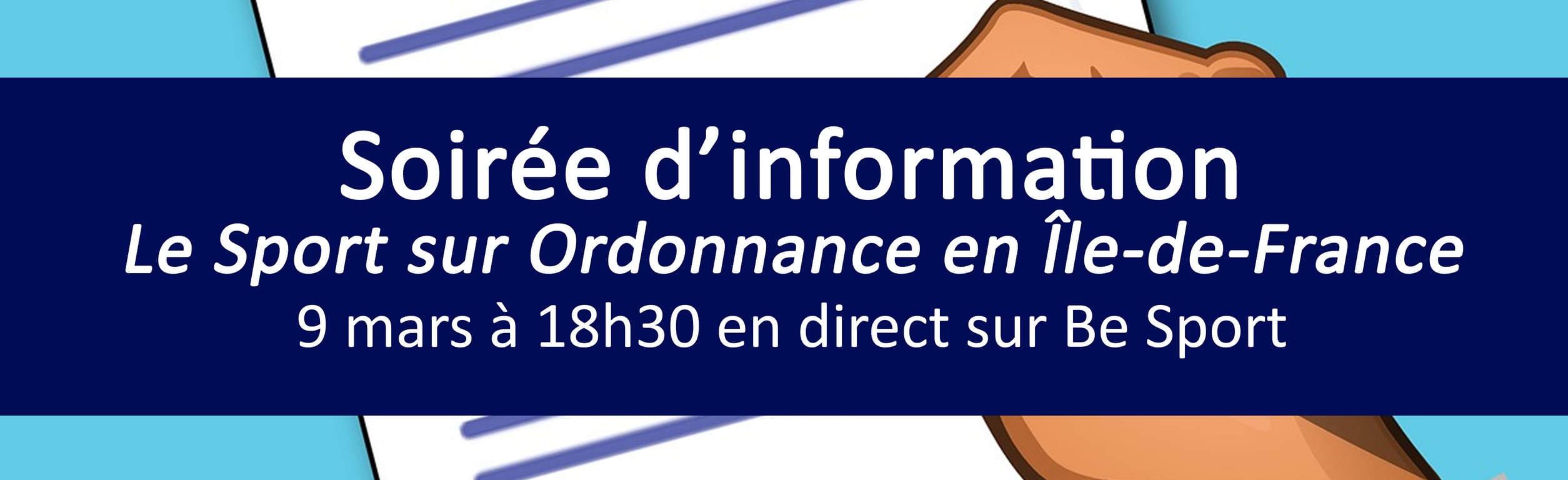 Soirée d'information "Le Sport sur ordonnance en Ile-de-France"